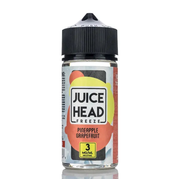 Juice Head Freeze E-Liquid - Pineapple Grapefruit Freeze - 100ml - Black Coral